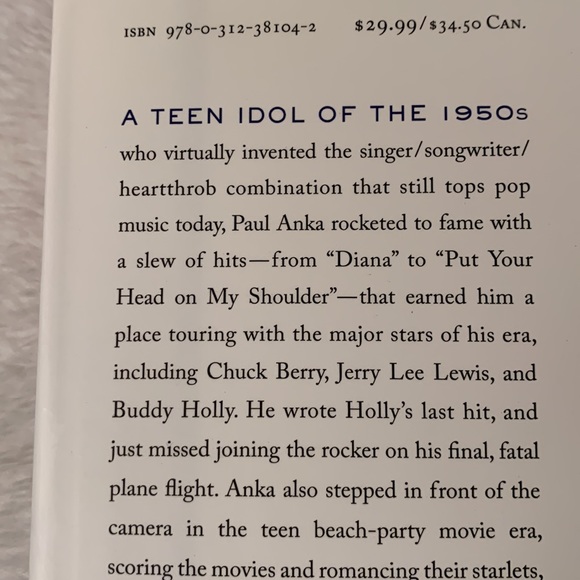 Autobiography. Paul Anka - Picture 5 of 7